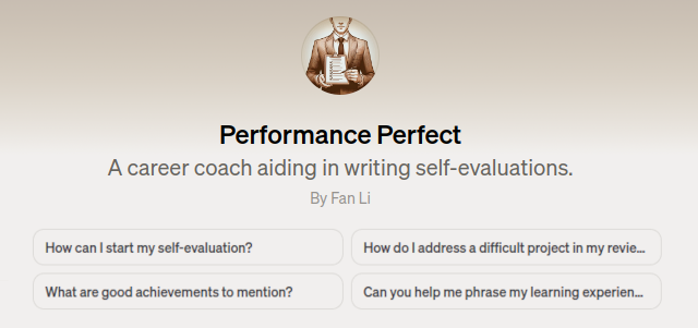Performance Perfect - A Custom ChatGPT